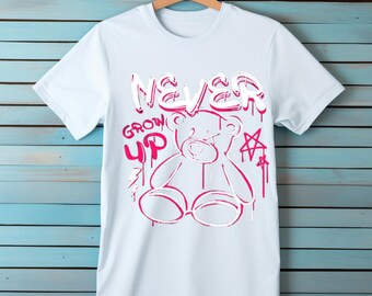 Never Give Up Png: Motivational T-Shirt Design (Digital Download)