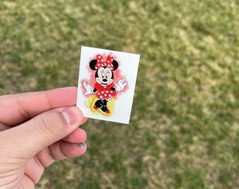 Disney Minnie Mouse Temporary Tattoo - Disney Minnie Mouse - Temporary Tattoos - Character Tattoo - Disney Temporary Tattoos
