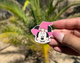Disney Halloween Minnie Mouse Temporary Tattoo - Disney Witch Minnie Mouse - Temporary Tattoos - Character Tattoo - Disney Temporary Tattoos