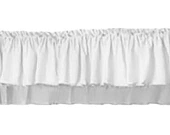 Handmade Eyelet Ruffled Canopy Bed Top: Arch or Flat Style