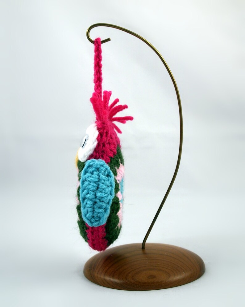 Amigurumi Crochet Owl done in Shocking Pink image 2
