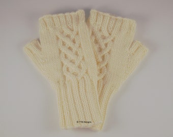 Fingerless Gloves, Wristers, Wrist Warmers, Arm Warmers, Butter