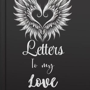 Diario de tapa dura, cartas a mi amor en el cielo, libro de recuerdos, notas de recuerdo, recuerdo personalizado, diario de homenaje