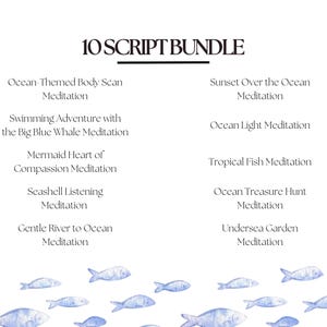 Ocean-themed Meditation Scripts for Kids 10 Guided Mindfulness Journeys ...
