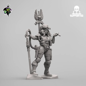 Alexandra Axiom Jungle Fighters SciFi Wargame Roleplay 32mm 3D Reptilian Overlords