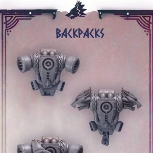 Primal Hounds Termi Heavy Weapons x6 SciFi Wargame 3D Print Greytide Studio