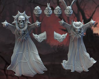 Bloody claws bits set - 8 heads 4 backpacks - Sci-Fi Horror Fantasy Wargame Roleplay 32mm 3D Immaterium God Miniatures