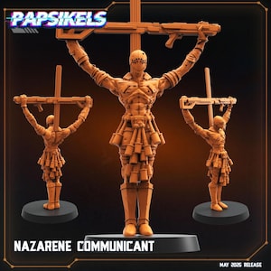 Nazarene Collectant Trench Trench Crusade Alternatives Wargame Rollenspiel 32 mm Papsikels