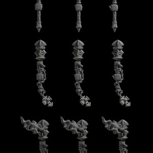Mauls x9 SciFi Space warriors Wargame SM Skalierte Heroic 32mm Greytide Studio