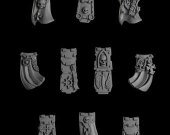 Loincloth x10 SciFi Space Warriors Wargame SM Scaled Heroic 32mm Greytide Studio