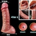 Realistic - Penis Sleeve, Pleasure Sleeve, Medium Girth Enhancer, Penis Extender Sleeve, Reusable Condoms,Ejaculation Delay,Clit Stimulator. 