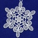 Fleur De Lis Lace Snowflakes Embroidery Design Set - Machine Embroidery ...