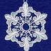 Fleur De Lis Lace Snowflakes Embroidery Design Set - Machine Embroidery ...