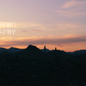 Dusk in the Superstitions | Nature photography | Arizona | Digital Download | Wall Art | Room Decor |Landscape | Sunset |Arizona Photography