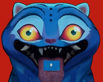 ダーピー タイガー、Kpop デーモン ハンター プリント - Etsy 日本