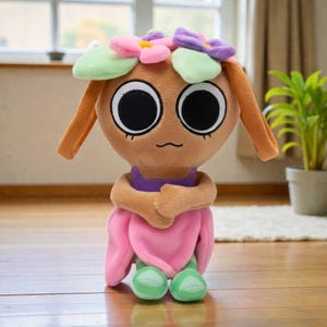 Peluche Bassie • Muñeco de peluche con peso cósmico, decoración de habitación kawaii
