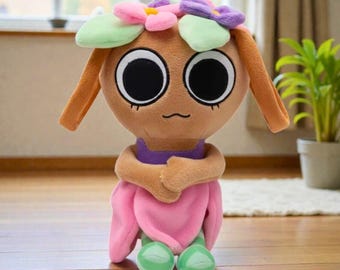 Peluche Bassie • Bambola di peluche con peso cosmico, decorazione kawaii per la stanza