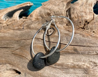 Lake Superior Zen Stone Earrings