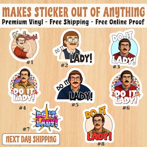 Chit Do It Lady Sticker, Viral Quote Sticker, Funny Waterproof Decal, Laptop Sticker, Aesthetic Motivation Sticker, Gift for Friends