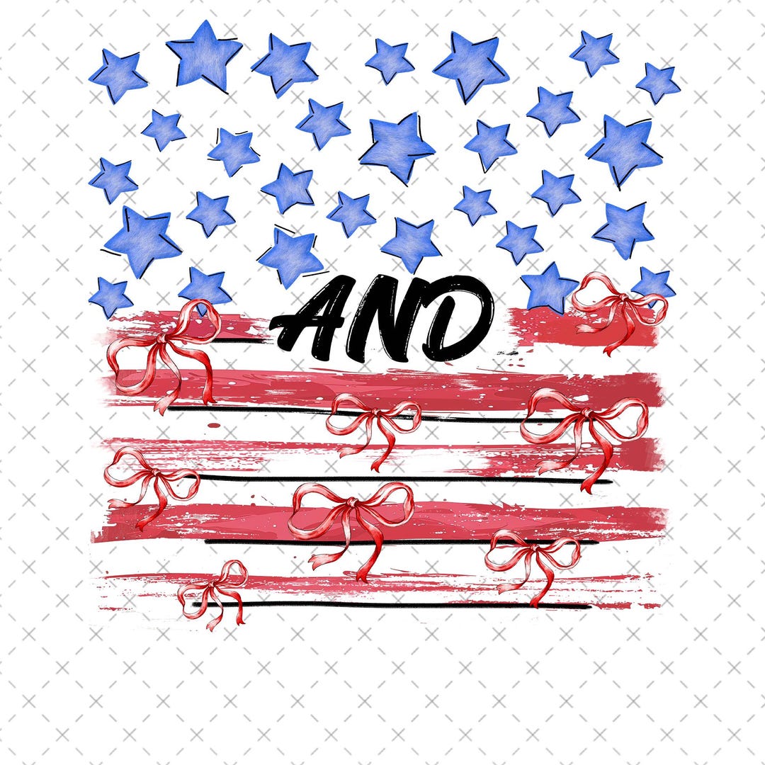 Coquette American Flag Png, 4th of July Sublimation, America Png ...