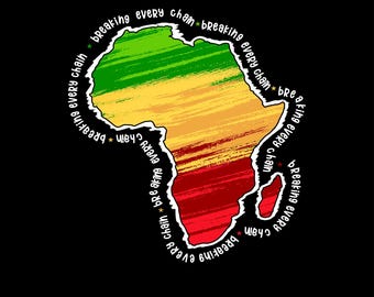 Carte de l'Afrique, juin Png, sublimation, Afrique Png, Fichiers png panafricains, Panafricanisme Png, Carte de l'Afrique Png, Juneteenth Png