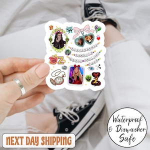 Descendants Zombies World Tour Sticker, The Rise Of Red Group Sticker, Descendants Concert Sticker, Summer Music Festival 2025 Trip Sticker