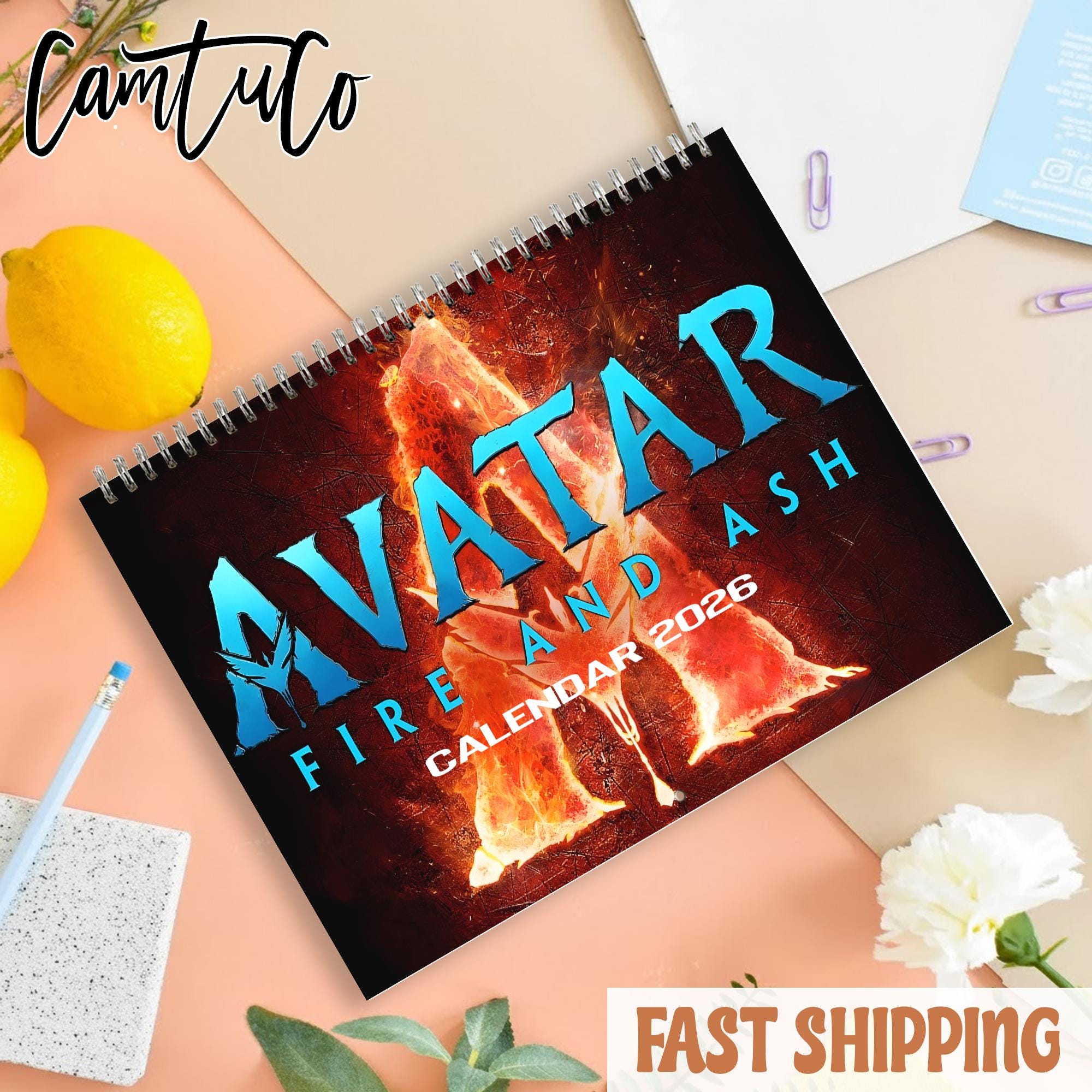 Discover Avatar Calendar , 2026 Calendar, Avatar Monthly Wall Calendar, Fan Gift