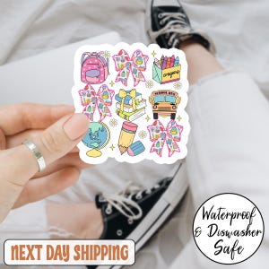 Back to School Sticker, Teacher Sticker, First Day Of School ,Education Sticker, School Sticker, Cute Sticker, Teacher Sticker, Teacher Gift