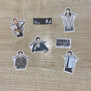 The Office Charaktere und Logo Stickers