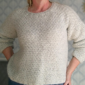 Stickmönster med silvermossa