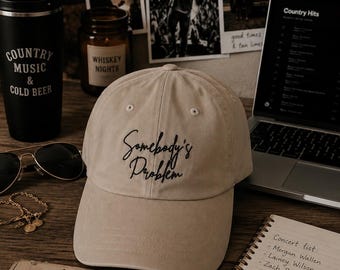 Somebodys Problem Dad Hat, Morgan Wallen Hut, Country Concert Hut, Morgan Wallen Mädchenhut, Morgan Wallen Merchandise