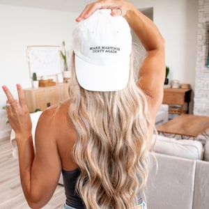 Make Martinis Dirty Again Dad Hat, Dirty Martini Summer Hat, Funny Summer Hats