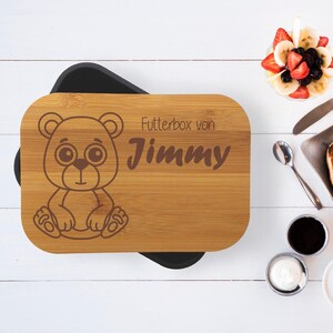 Lunch box for children/personalized with animal figures/lunch box for school/lunch box for on the go/gift idea for the start of school