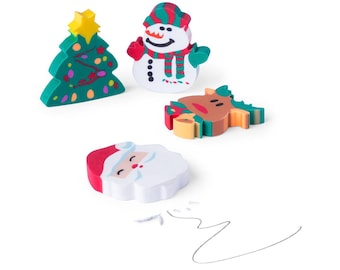 eraser with Christmas motifs