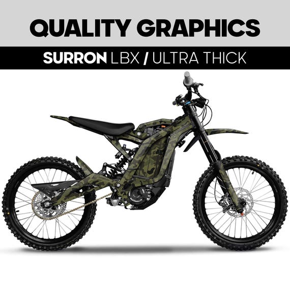 Sur-ron Light Bee X Graphics Kit - CAMO Graphics Kit for Surron