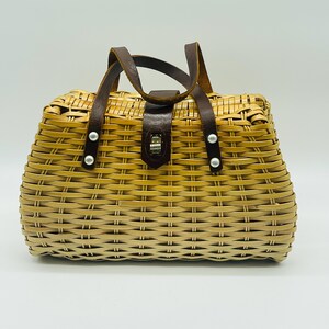 Vintage 1950s Handmade in British Hong Kong Cane Purse - Etsy