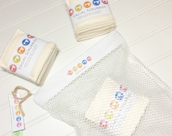 Face cleaner, face pads, toner pads, Makeup remover, Cosmetic rounds, Cloth wipes, Cotton facial, Eco friendly, Lingerie bag, Zero Waste
