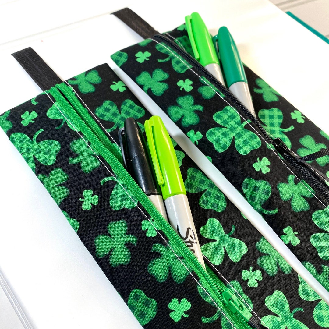 Planner Pouch Planner Band Shamrock Gift Planner Organizer Etsy