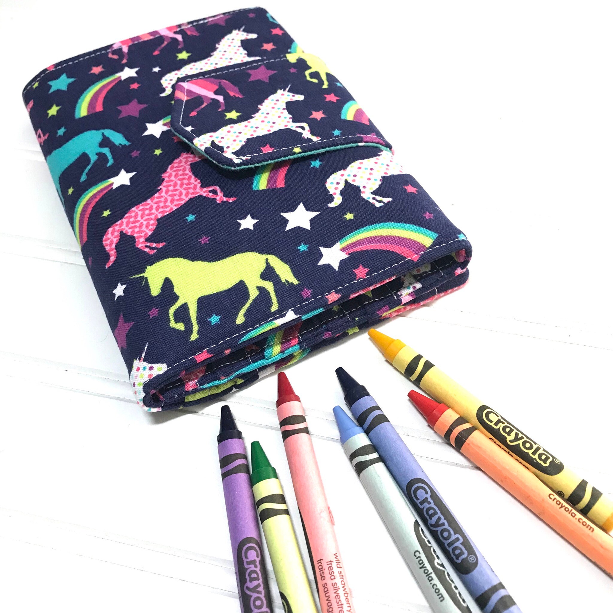 Unicorn Wallet Crayon Holder Travel Toys Unicorn Toy Gift | Etsy