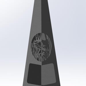 Laser Cut Fish Chiminea Fire Pit, Digital product, files DXF, SVG for CNC, Plasma, Laser, Waterjet. Metal Art, Garden Fireplace