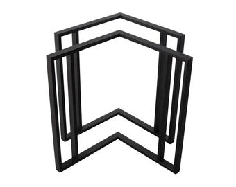 Estructura de mesa de metal &quot;Cuatro pilares&quot;