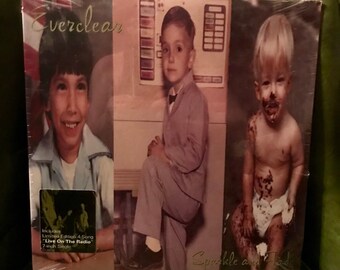 90's Everclear Sparkle and Shine LP Vintage Vinyl Record 1990's color wax 1995 sealed with 7" disc