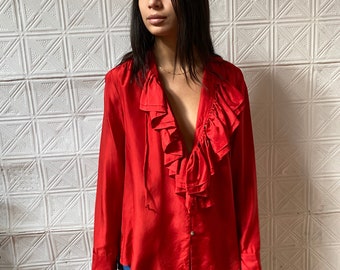 AMERI LADY EMBROIDERY PUFF BLOUSE アイボリー | ovale.eu