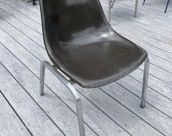 Midcentury moderne Krueger eetkamer- of bureaustoelen, in de huidige staat, per stuk / Alleen ophalen