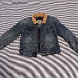 vintage Ralph Lauren Polo denim jacket / medium wash denim jacket / RL jean jacket