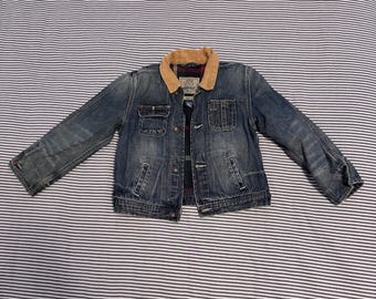 Ralph Lauren Jeans Co Fireman Clasp Toggle Jacket White Large Rare