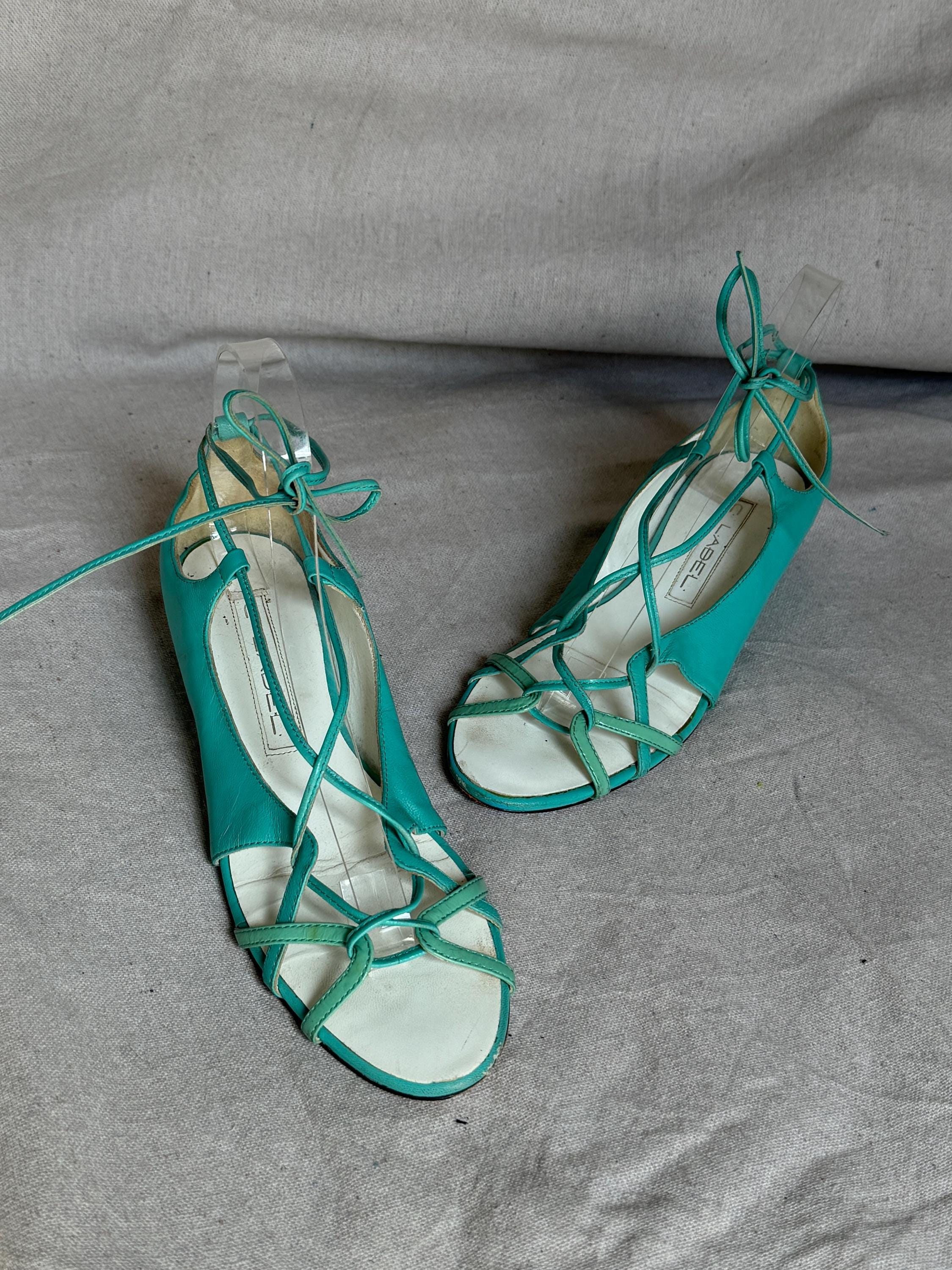 Charles by charles david leslie tgis wedge sandal