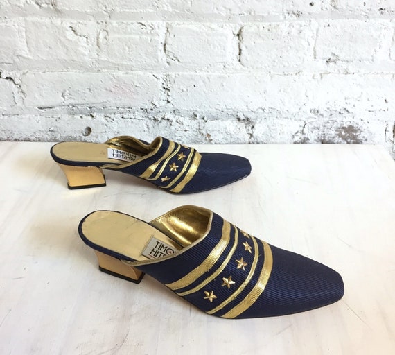vintage 80s nautical mules / Timothy Hitsman stars