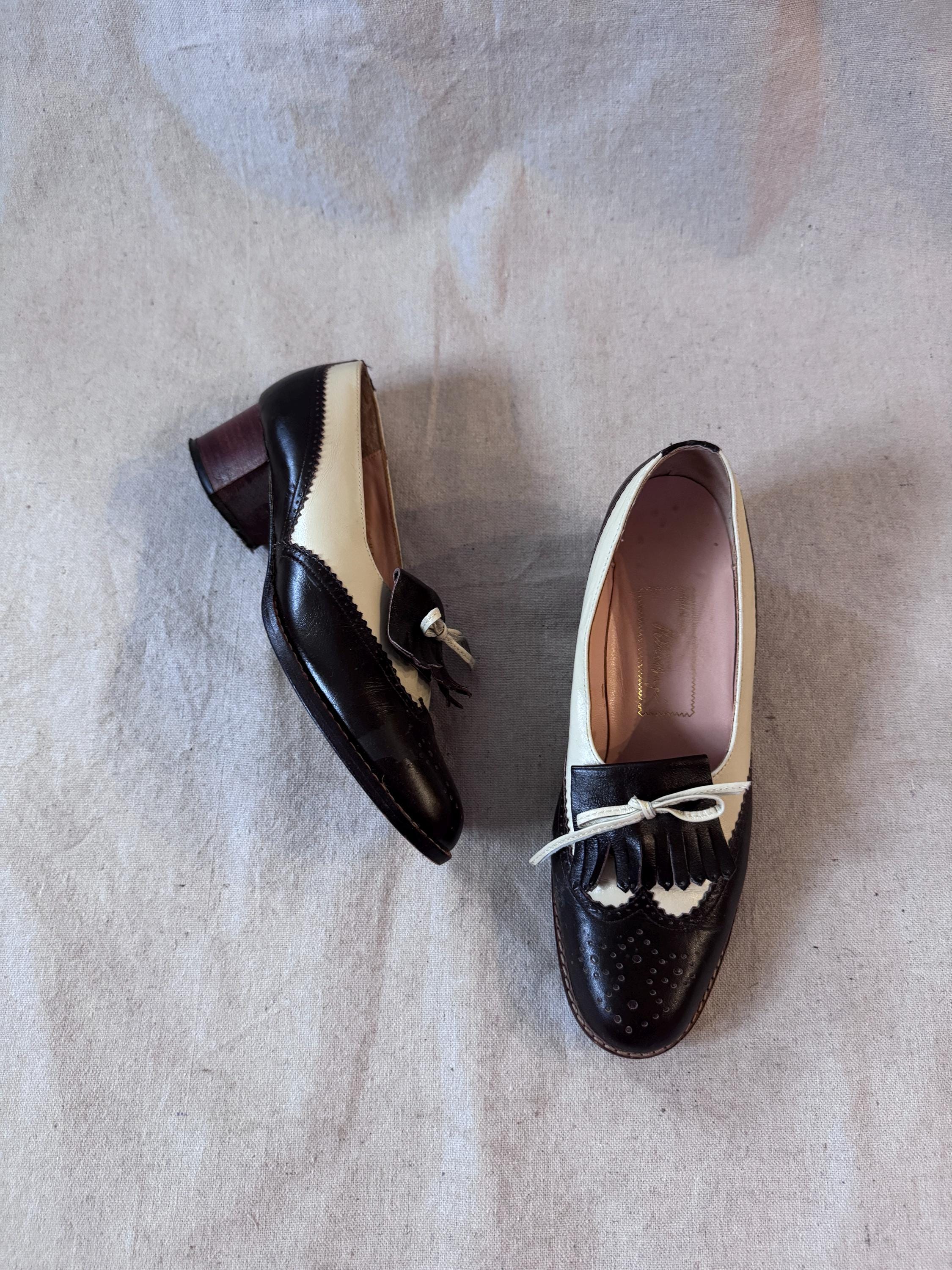 1940s Saddle Shoes - Etsy