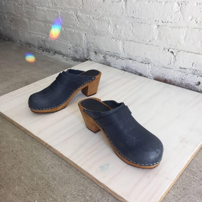sanita wooden clogs
